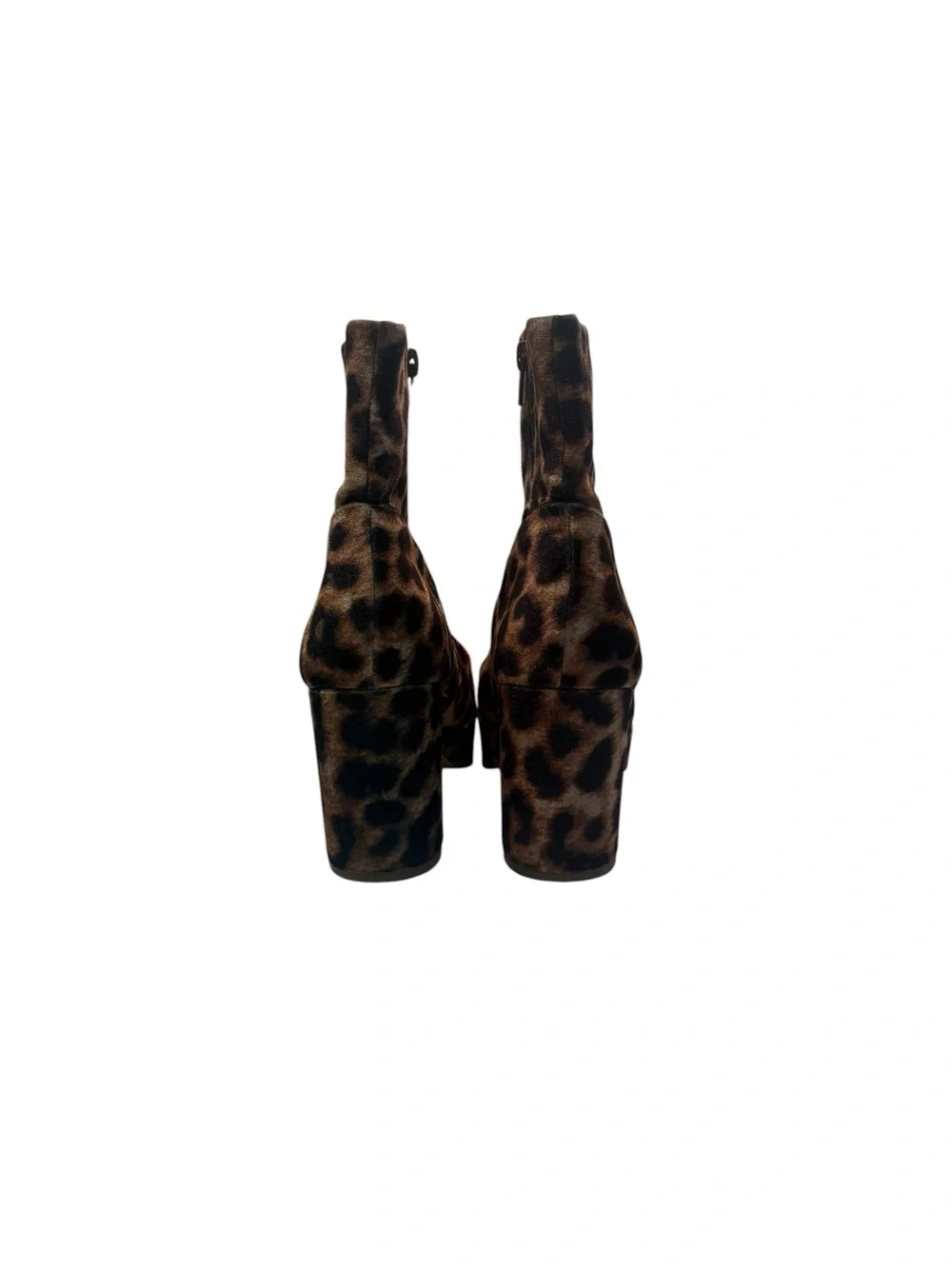 Urban Outfitters Leopard Print Platform Ankle Boots - Brown & Black